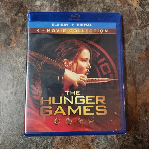 The Hunger Games 4 Movie Collection Blu Ray + Digital Code - Brand new sealed - Picture 1 of 2